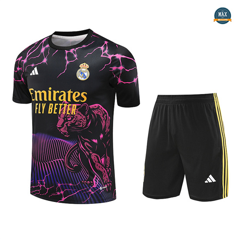 Vente Max Maillot Training Real Madrid + Short 2024/25 noir