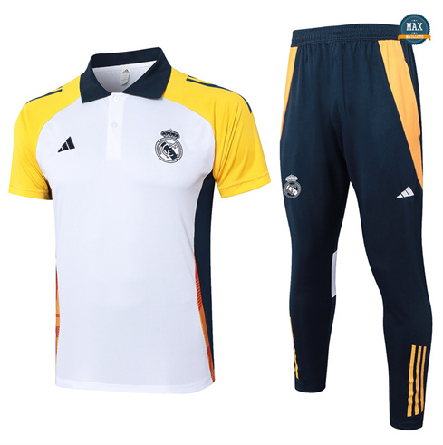 Achat Max Maillots Training Polo Real Madrid 2024/25 Blanc