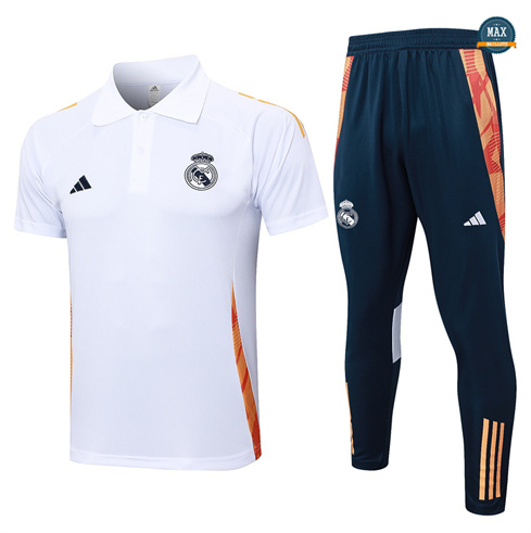 Acheter Max Maillot Training Polo Real Madrid 2024/25 Blanc