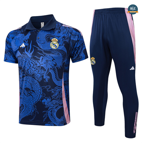 Mode‎ Max Maillots Training Polo Real Madrid 2024/25 Bleu marine