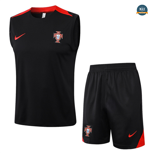 Choix Max Maillots Training portugal Ensemble Short Débardeur 2024/25 noir