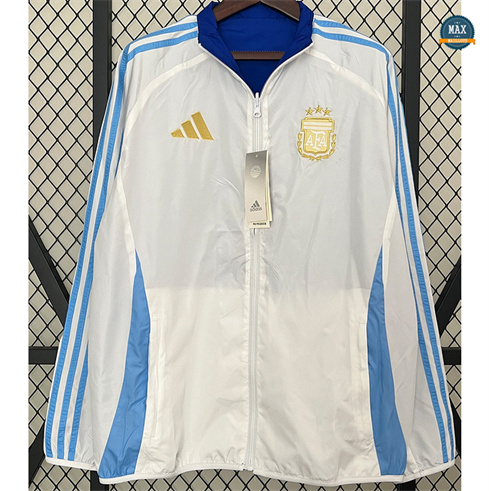 Soldes Max Veste Réversible Coupe vent Argentine 2024/25 Blanc