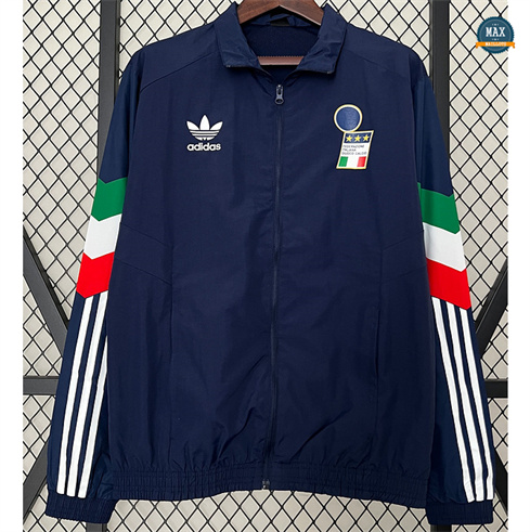 Nouveau Max Veste Coupe vent Italie 2024/25 Bleu