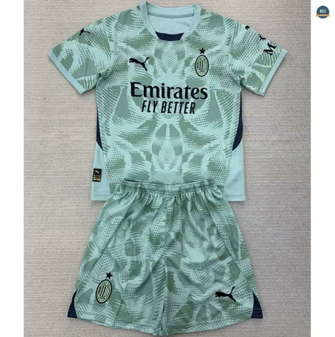 Max Maillots Milan AC Enfant Gardien De But Vert 2024/25