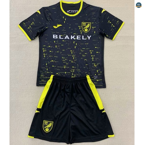 Max Maillots Norwich City Enfant Third Noir 2024/25