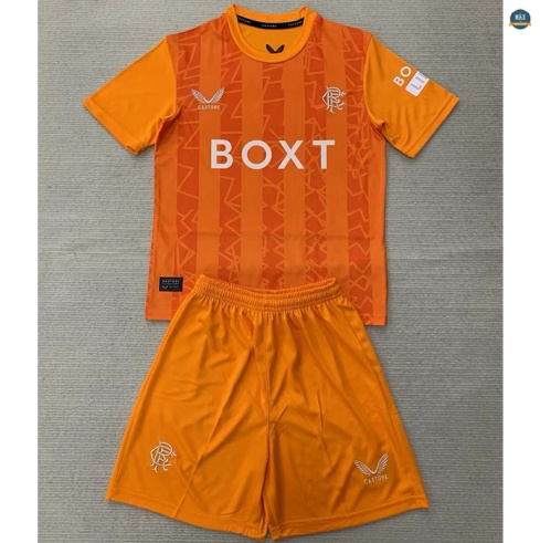 Max Maillots Rangers FC Enfant Gardien De But orange 2024/25