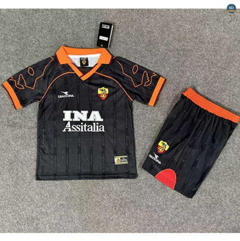 Max Maillots Rétro AS Rome Enfant Exterieur 1999-00