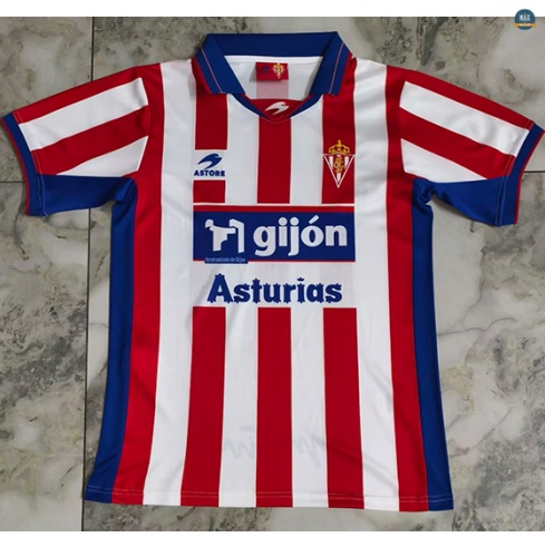 Max Maillot Rétro Sporting Gijon Domicile 2002-03