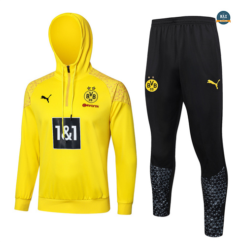 Vente Max Survetement à capuche Dortmund 2024/25 jaune pas cher fiable
