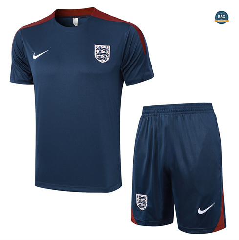 Flocage Max Maillot Angleterre + Shorts 2024/25 Training bleu royal pas cher fiable