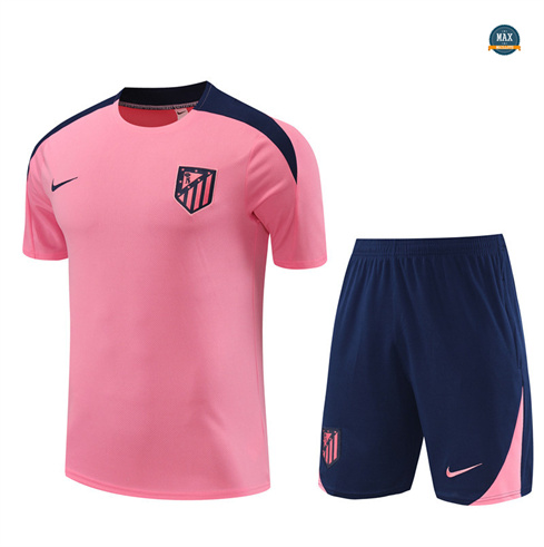 Vente Max Maillot Atletico Madrid + Shorts 2024/25 Training rose pas cher fiable