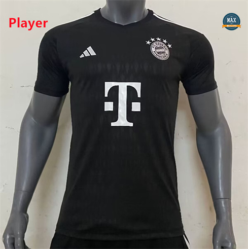 Max Maillots Player Version 2024/25 Bayern Munich Gardien de but Noir