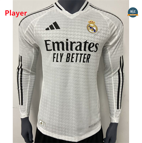 Max Maillots Player Version 2024/25 Real Madrid Domicile Manche Longue