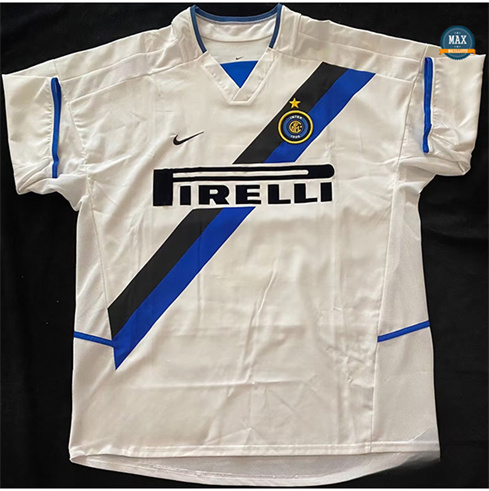 Max Maillots Retro 2002-03 Inter Milan Exterieur