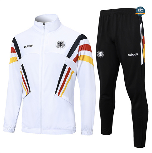 Soldes Veste Survetement Allemagne 2024/25 Blanc