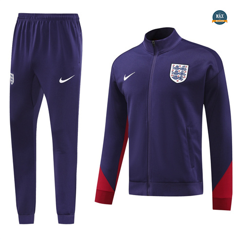 Soldes Veste Survetement Angleterre 2024/25 Bleu