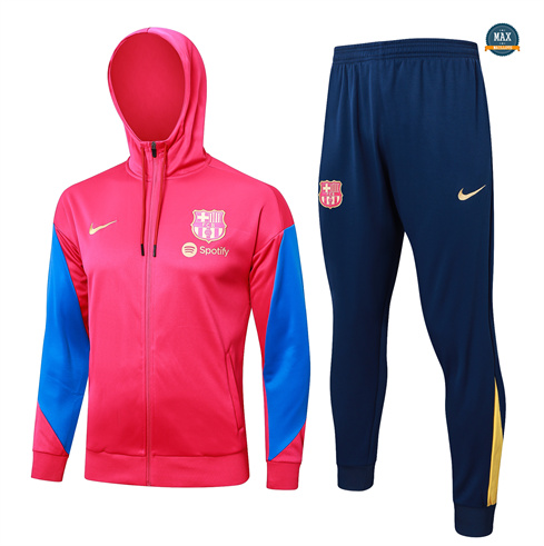 Prix Veste Survetement à Capuche Barcelone 2024/25 Rose