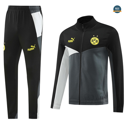 Acheter Veste Survetement Dortmund 2024/25 Noir