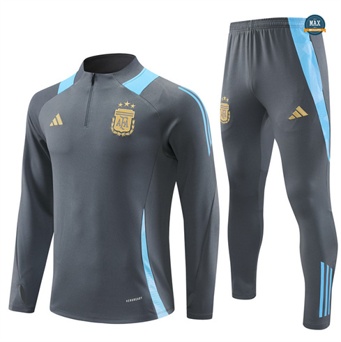 Grossiste Survetement Enfant Argentine 2024/25 Gris foncé