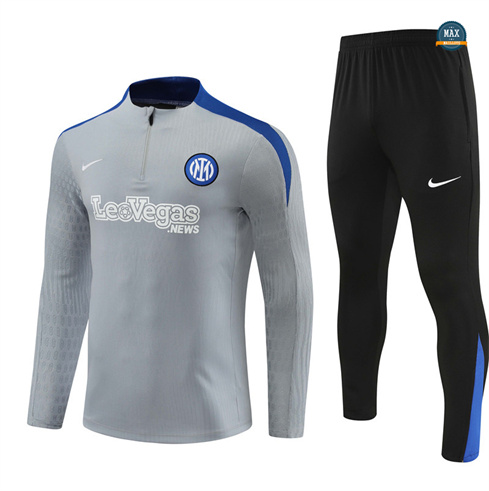 Flocage Survetement Enfant Inter Milan 2024/25 Gris