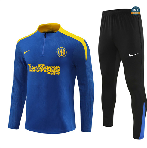 Nouveau Survetement Enfant Inter Milan 2024/25 Bleu