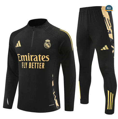 Achat Survetement Enfant Real Madrid 2024/25 Noir