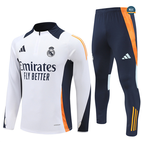 Mode‎ Survetement Enfant Real Madrid 2024/25 Blanc