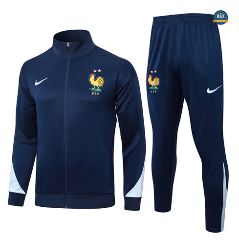 Achat Veste Survetement France 2024/25 Bleu Marine