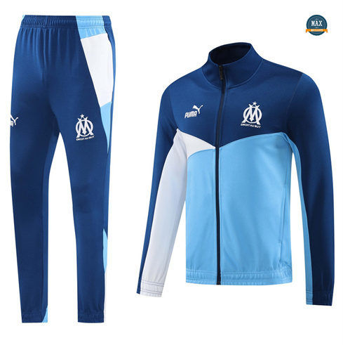 Prix Veste Survetement Olympique Marseille 2024/25 Bleu