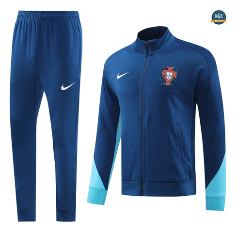 Vente Veste Survetement Portugal 2024/25 Bleu