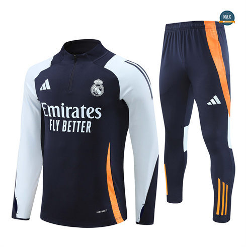 Grossiste Survetement Real Madrid 2024/25 Bleu Marine