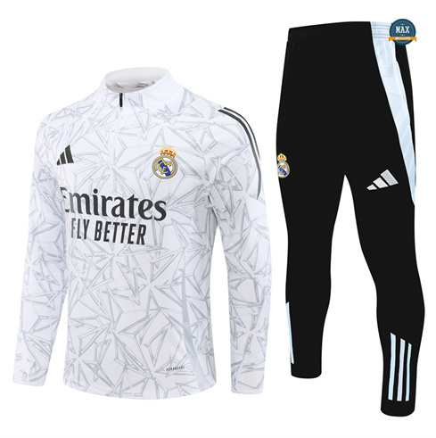 Soldes Survetement Real Madrid 2024/25 Blanc