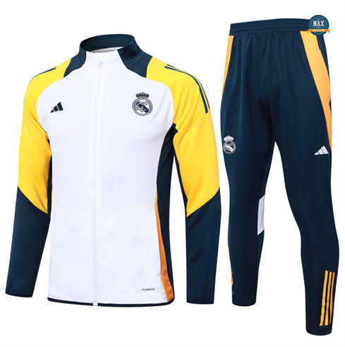 Achat Veste Survetement Real Madrid 2024/25 Blanc