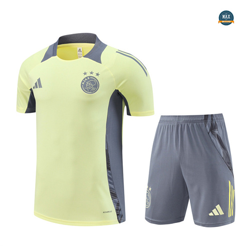 Achetez Maillot Ajax + Short 2024/25 Jaune Clair