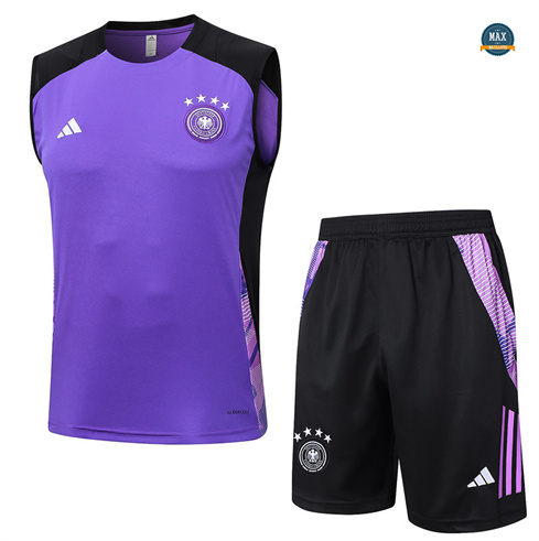 Grossiste Maillot Training Allemagne Ensemble Short Debardeur 2024/25 Violet