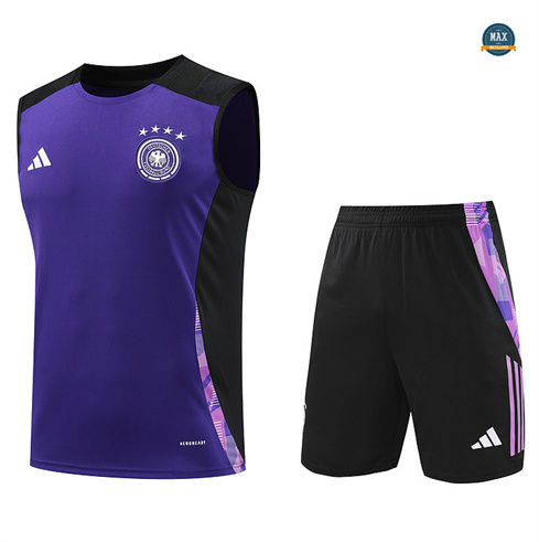 Achetés Maillot Training Allemagne Ensemble Short Debardeur 2024/25 Violet