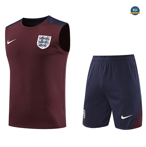 Choix Maillot Training Angleterre Ensemble Short Debardeur 2024/25 Brun