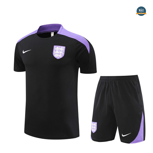 Flocage Maillot Training Angleterre + Short 2024/25 Noir