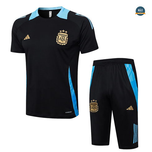 Vendre Maillot Training Argentine + Short 2024/25 Noir