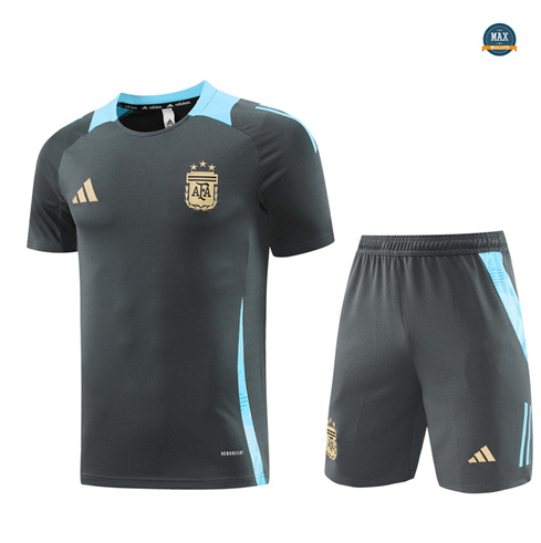 Acheter Maillot Training Argentine + Short 2024/25 Gris foncé