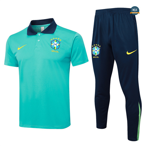 Achetez Maillot Training Brésil + Pantalon 2024/25 bleu ciel