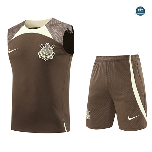 Choix Maillot Corinthiens Ensemble Short Debardeur 2024/25 Brun