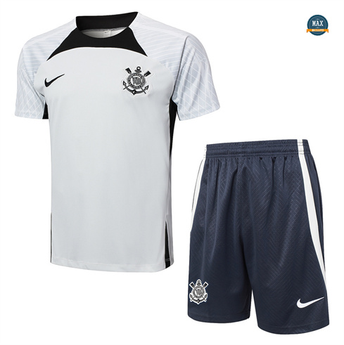 Prix Maillot Corinthiens + Short 2024/25 Gris Clair