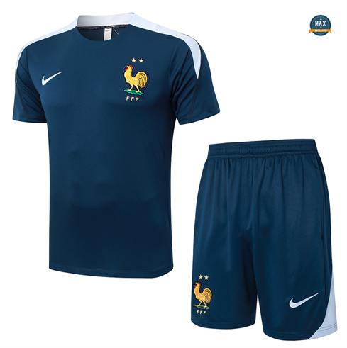 Acheter Maillot Training France + Short 2024/25 Bleu Marine