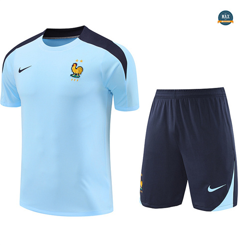 Mode‎ Maillot Training France + Short 2024/25 Bleu