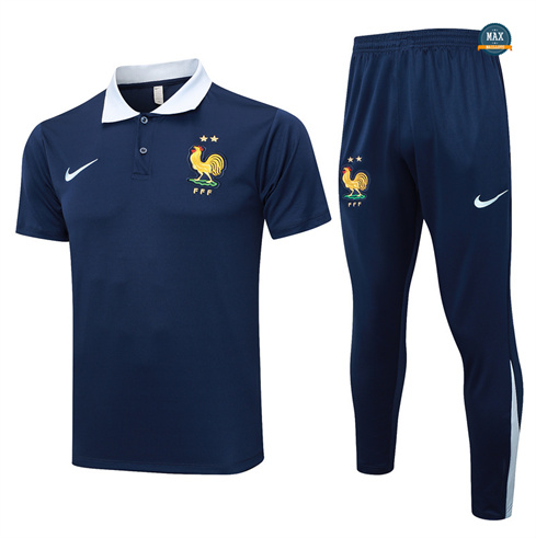 Vente Maillot Training France + Pantalon 2024/25 Bleu Marine