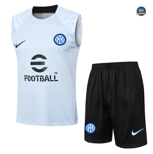 Achetez Maillot Training Inter Milan Ensemble Short Debardeur 2024/25 Bleu