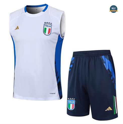 Choix Maillot Training Italie Ensemble Short Debardeur 2024/25 Blanc