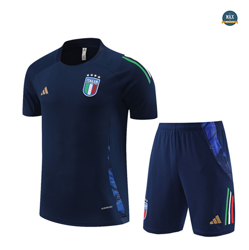 Acheter Maillot Training Italie + Short 2024/25 Bleu Marine