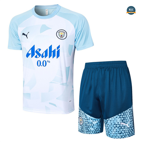 Mode‎ Maillot Training Manchester City + Short 2024/25 Bleu